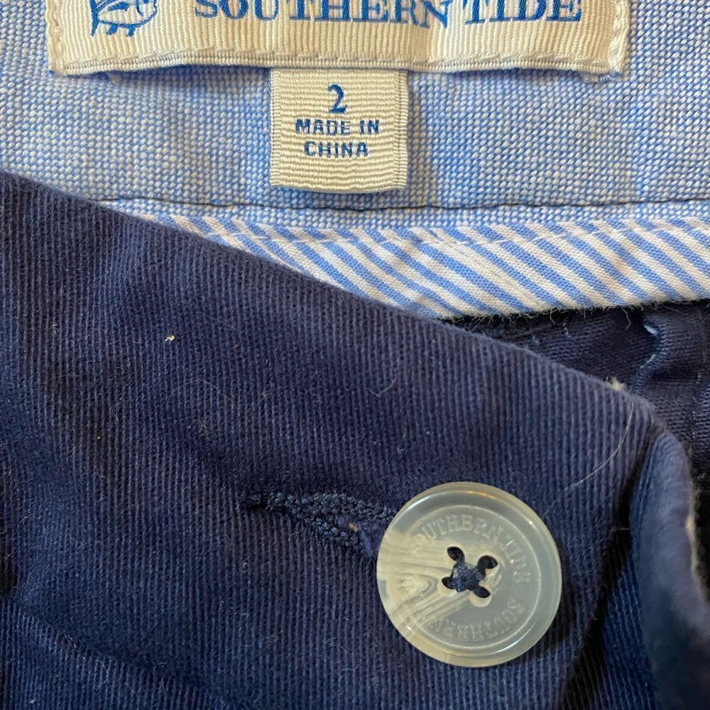 Southern Tide Nevy Blue Short Women Size 2 - Picture 10 of 11